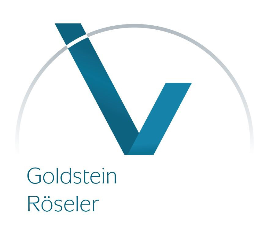 Das Bild zeigt das Logo des Versicherungsmaklerbüros Goldstein & Röseler GbR