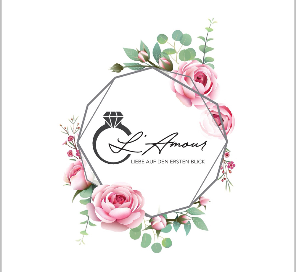 Das Bild zeigt das Logo von L'Amour Brautmoden