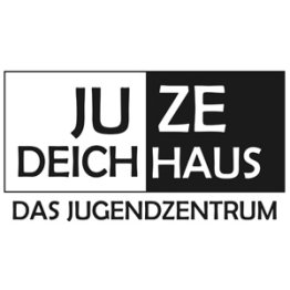 Das Bild zeigt das Logo der JUZE Deichhaus