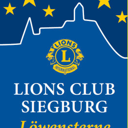 Das bild zeigt das Logo des Lions Club Siegburg Löwensterne e.V.