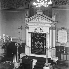 Blick in die 1841 erbaute Synagoge.