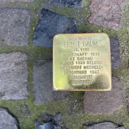 Stolperstein Ernst Baum