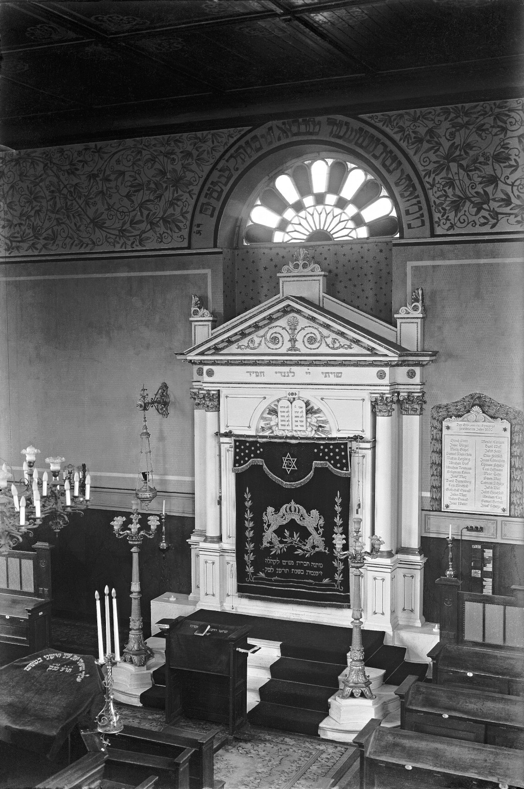 Blick in die 1841 erbaute Synagoge.